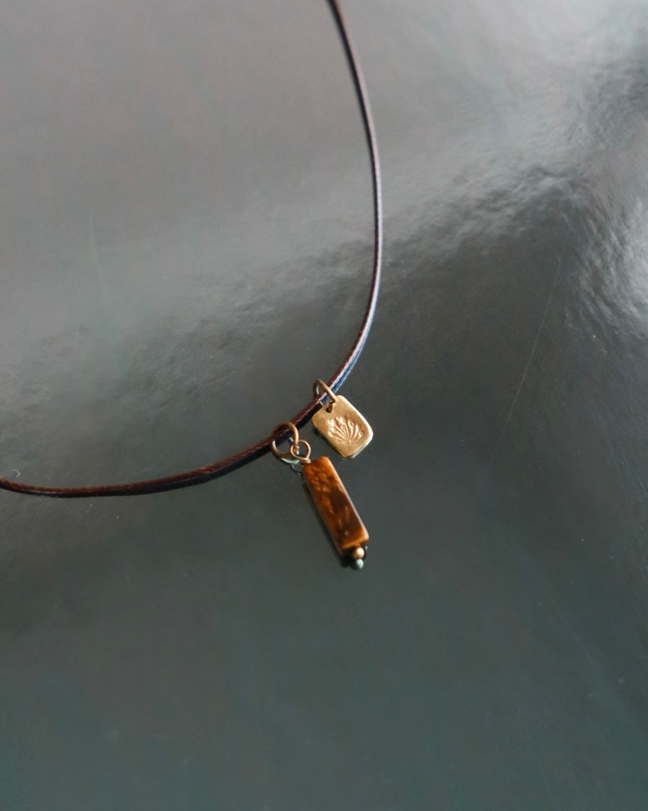 YLANG in tsokolate necklace
